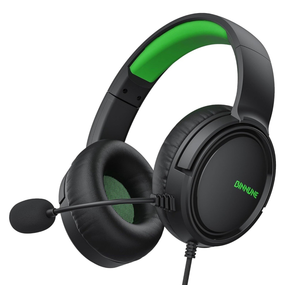 Binnune Gaming Headset for Xbox Series, PS4/5, Switch &PC W/3.5mm •BG02•New